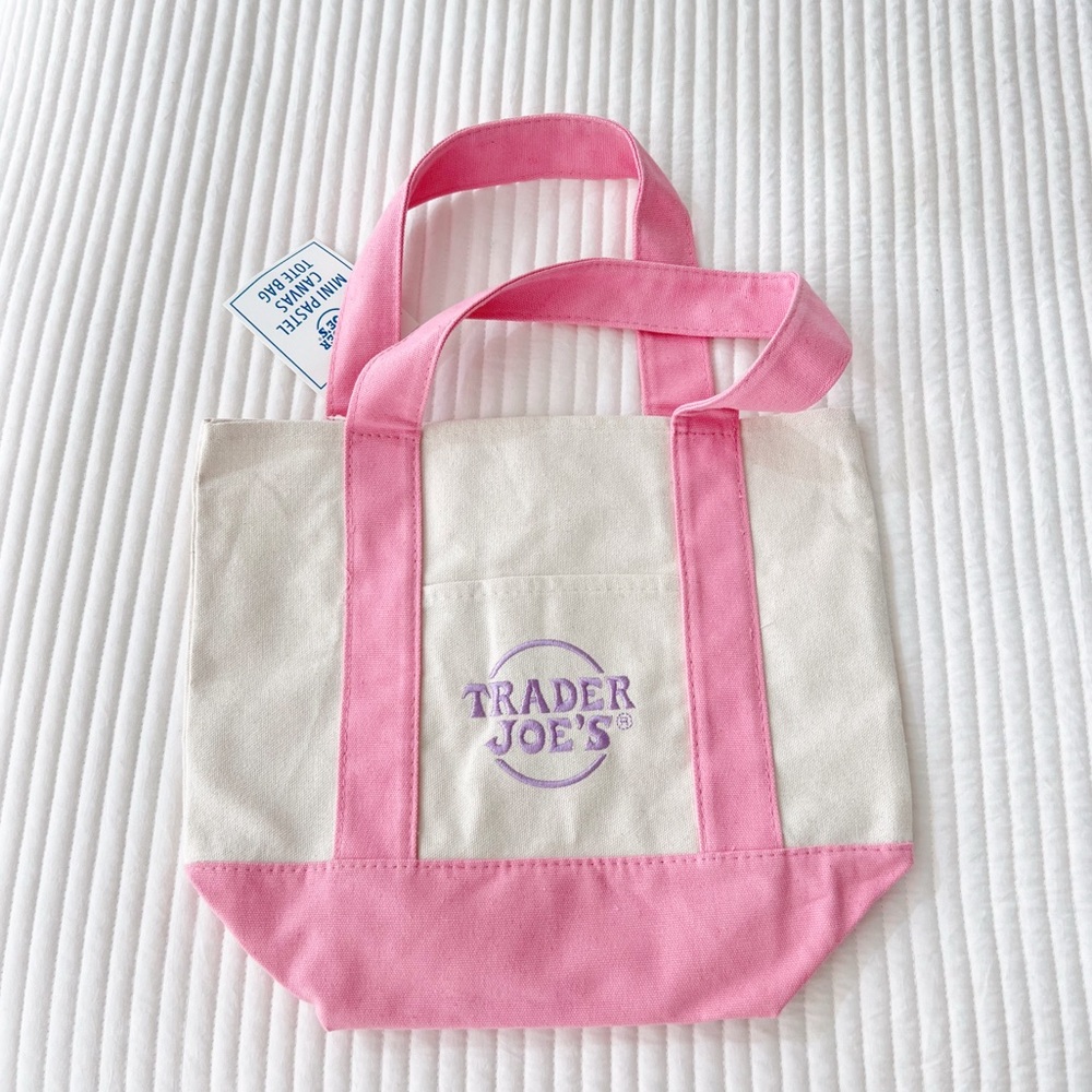 Pink and Cream Tote Bag